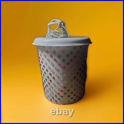 11 Vintage MCM 70s Lawnware Type Multicolor Hanging Swag Lamp Diamond/X Design