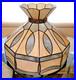 16 Vintage Tiffany Hanging Stained Glass Lamp Light Fixture Chandelier Swag