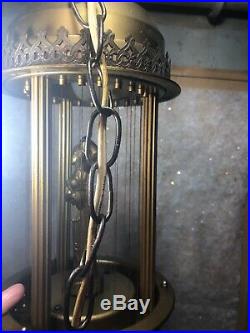 17 Vintage Mineral Oil Rain Drop Hanging Lamp Greek Goddess