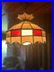 1970's Stained Glass Retro Hanging Light