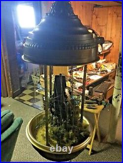 1970's Vintage Old Grist Mill Hanging Mineral Oil Rain Lamp Rare 36
