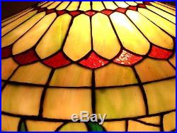 23 Vintage Tiffany Style Stained Glass Hanging Lamp