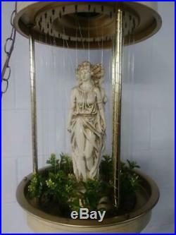 36 Vintage CREATORS INC Hanging Rain Mineral Oil Lamp Greek 3 Goddess