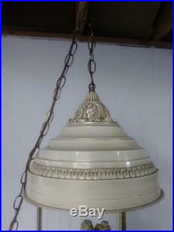 36 Vintage CREATORS INC Hanging Rain Mineral Oil Lamp Greek 3 Goddess