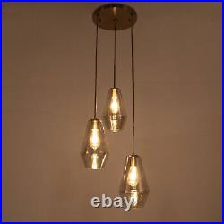 3 Light Vintage Pendant Lamp Hanging Lamp LED Ceiling Light Chandelier Fixture