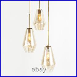 3 Light Vintage Pendant Lamp Hanging Lamp LED Ceiling Light Chandelier Fixture