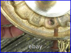 60s EF INDUSTRIES Hollywood REGENCY Glass PINEAPPLE Hanging SWAG Light withDANGLES