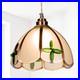 8'Vintage Adjustable Light Fixture With Light Source, Clover Glass Pendant Light
