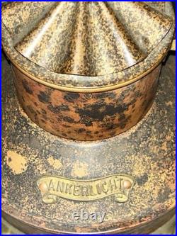 Ankerlicht Bubble Glass Lantern Holland Antique/ Vintage Hanging Nautical Lamp