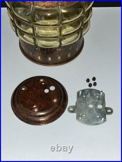 Ankerlicht Bubble Glass Lantern Holland Antique/ Vintage Hanging Nautical Lamp