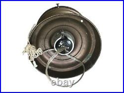 Antique 1920s Hanging Art Deco Milk Glass Skyscraper Ceiling Lamp Light Fixture