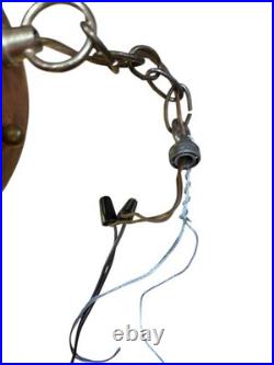 Antique Art Deco Glass Style Lantern/Hanging Ceiling Lamp Horse & Buggy