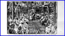 Antique Colonial Era Glass Lantern Hanging Bell Jar Light Hundi Lamp 4½