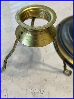 Antique Light Fixture Hanging Peerlite 1912 Original Vintage Clam Shell Lamp