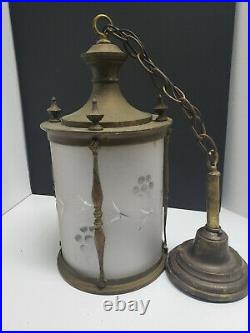 Antique / Vintage Hanging Lamp Fixture