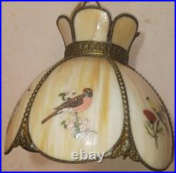 Beautiful Vintage Hanging Light / Birds / VGC