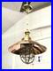 Brass & Copper Hanging Lamp Nautical Antique Ceiling Light Home Décor