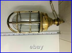 Brass & Copper Hanging Lamp Nautical Antique Ceiling Light Home Décor