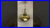 Brass Hanging Light With Chain Vintage Pendant Light For Kitchen Or Entryway