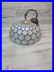 Capiz Shell Stained Glass Swag Lamp Hanging Vintage Tiffany Style Unique Cool