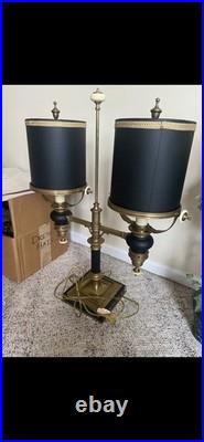 Chapman 1960's Black & Brass Study Light, French Style