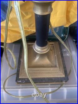 Chapman 1960's Black & Brass Study Light, French Style