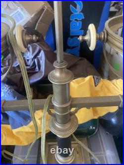 Chapman 1960's Black & Brass Study Light, French Style