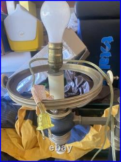 Chapman 1960's Black & Brass Study Light, French Style