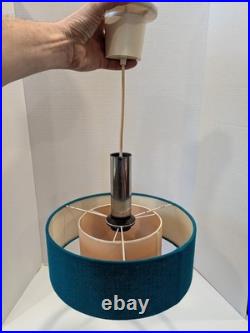Danish Modern Hanging Lamp Pendant Vintage Light Mid Century Mcm