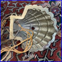 Double Pendant Swag Lamp MCM Light Fixture Hollywood Regency Ceiling MCM Tested