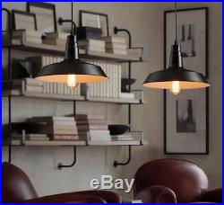Elegant Modern Vintage Loft Chain Hanging Pendant Lamp Shade Ceiling Light METAL