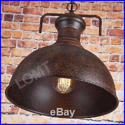 Farmhouse Vintage Pendant Light Hanging Chains Ceiling Lamp Rustic