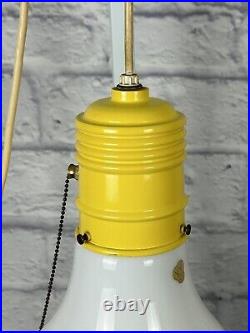 Giant Light Bulb Pendant Swag Hanging Lamp Ingo Maurer Style Vintage Mod Pop Art