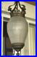 Gorgeous large antique c. 1900s lantern style hanging Ceiling Lamp withglass shade