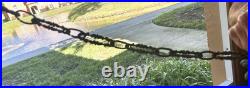 Gorgeous large antique c. 1900s lantern style hanging Ceiling Lamp withglass shade