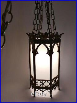 Gothic Church Chandelier Hanging Lamp Light Fixture Vintage