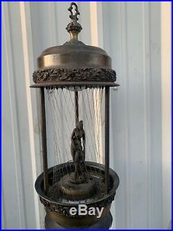 Hanging Rain Oil Lamp Vintage For Repair Or Parts Only