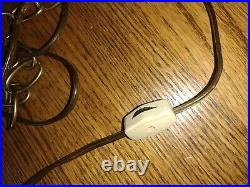 Hanging Swag Light Lamp Amber Glass Vintage MCM MID Century Hollywood Regency Hanging Swag Light Lamp Amber Glass Vintage MCM MID Century Hollywood Regency