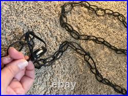 Hollywood Regency Style Hanging Globe Light Fixture Vintage