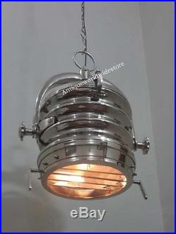 Home Decor Vintage Ceiling Pendant Hanging Light Nautical Pendant lamp chrome
