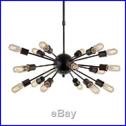 Industrial 18-Light Vintage Decor Metal Sputnik Chandelier Pendant Hanging Lamp