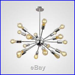 Industrial 18-Lights Vintage Decor Metal Sputnik Chandelier Pendant Hanging Lamp