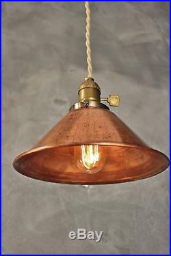 Industrial Lighting Vintage Copper Pendant Lamp Steampunk Lamp Hanging