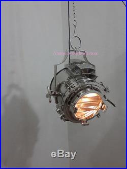 Industrial Vintage chrome Ceiling Pendant Hanging Light Nautical Pendant Lamp