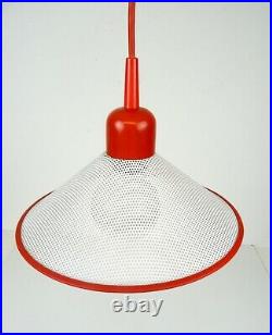 Italian Postmodern Vintage Memphis Sottsass Age Hanging Ceiling Lamp Pendant