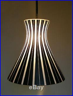 LAMPE SUSPENSION 50's forme DIABOLO VINTAGE MID CENTURY HANGING CEILING LAMP