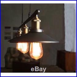 LOFT Vintage Pulley Pendant Ceiling Light Hanging Lamp Artistic Lighting Fixture