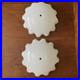 Large Mid Century Ceiling Light Shades Wave Edge 12 Diameter