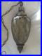 Large Vintage Hanging swag lamp with chain plug in light McM Ornate