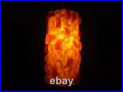 Lucite 1960s Lucite Rock Candy Cylinder swag light